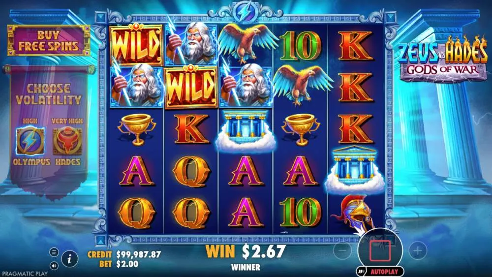 &Eacute;ventail des fonctionnalit&eacute;s bonus de Zeus vs Hades